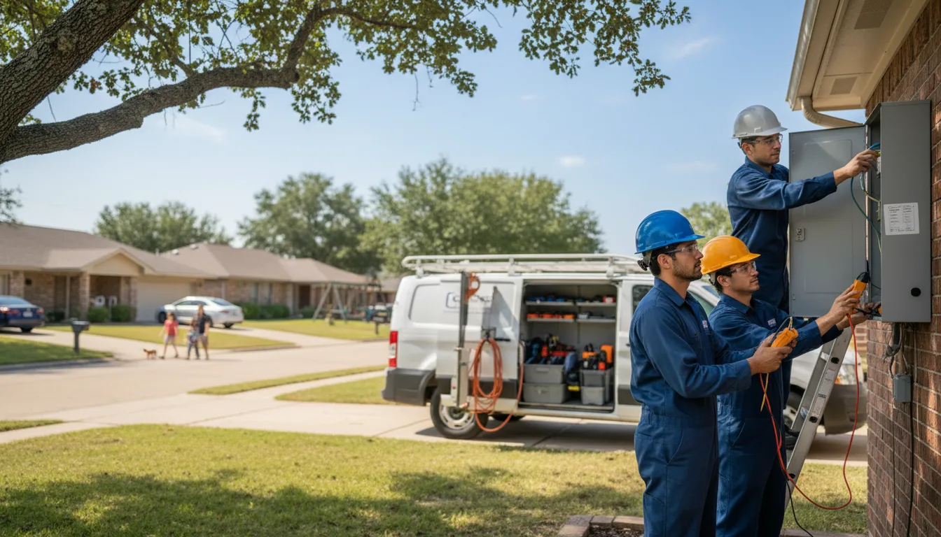 Certified electrician providing emergency electrical services in Vidalia, GA